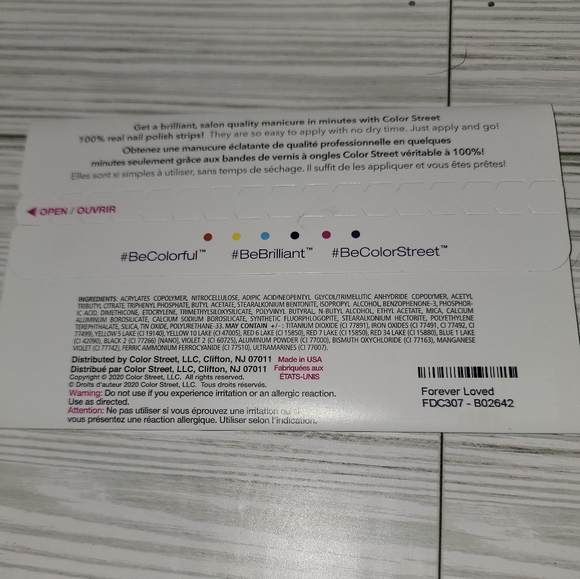 Color Street Nail Polish Strips - Forever Loved - Picture 3 of 4